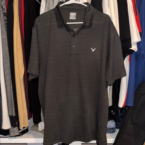 Callaway Men's Black Polo Shirt - Picture 1 of 1